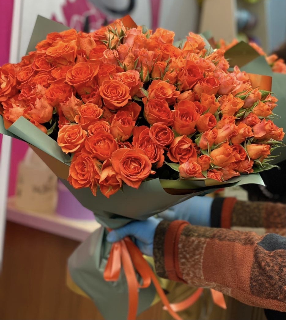 Оранжевые облака 