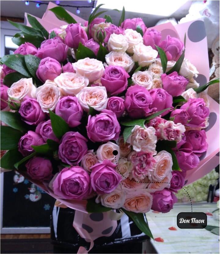Букет из Пионовидных роз