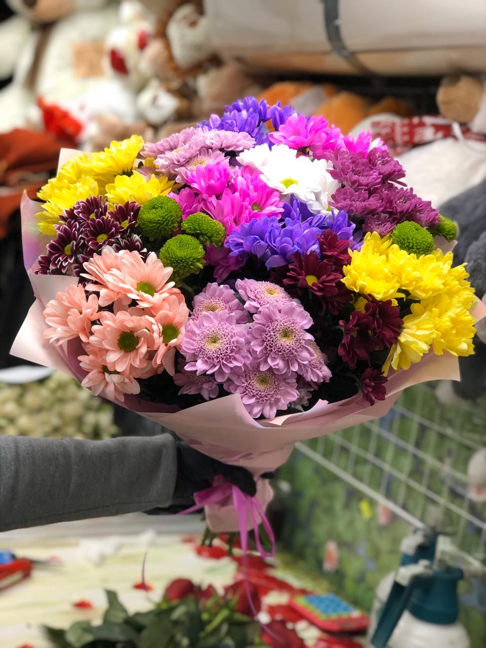 Букет из Хризантем 