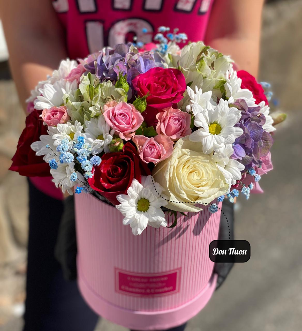 Цветы в Шляпной Коробке 