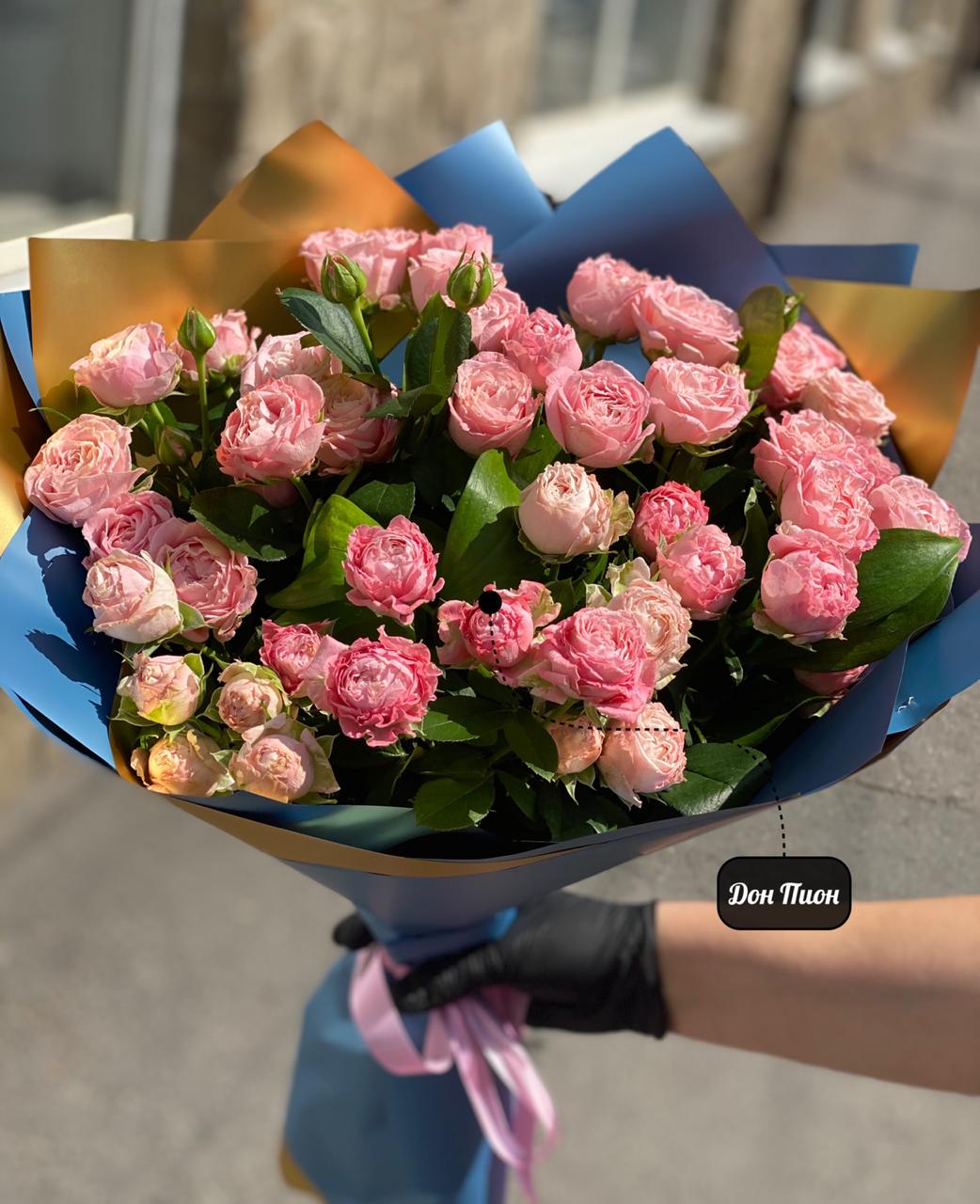 Букет Пионовидной розы