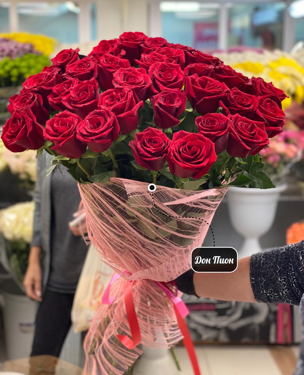 Элитные Красные розы 