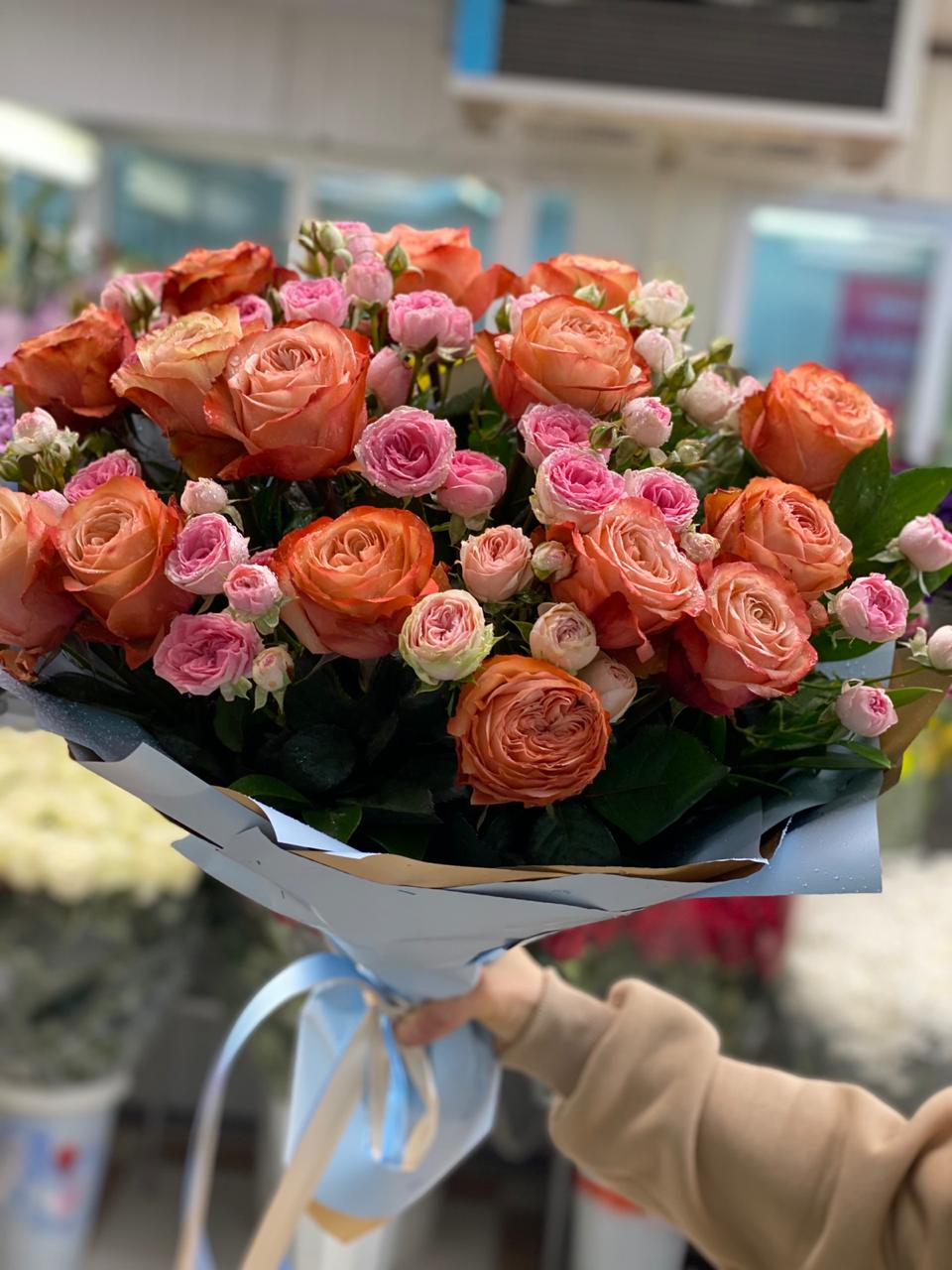 Пионовидный букет