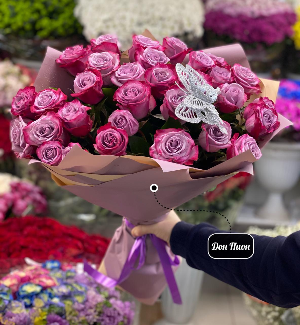 31 роза сиреневая